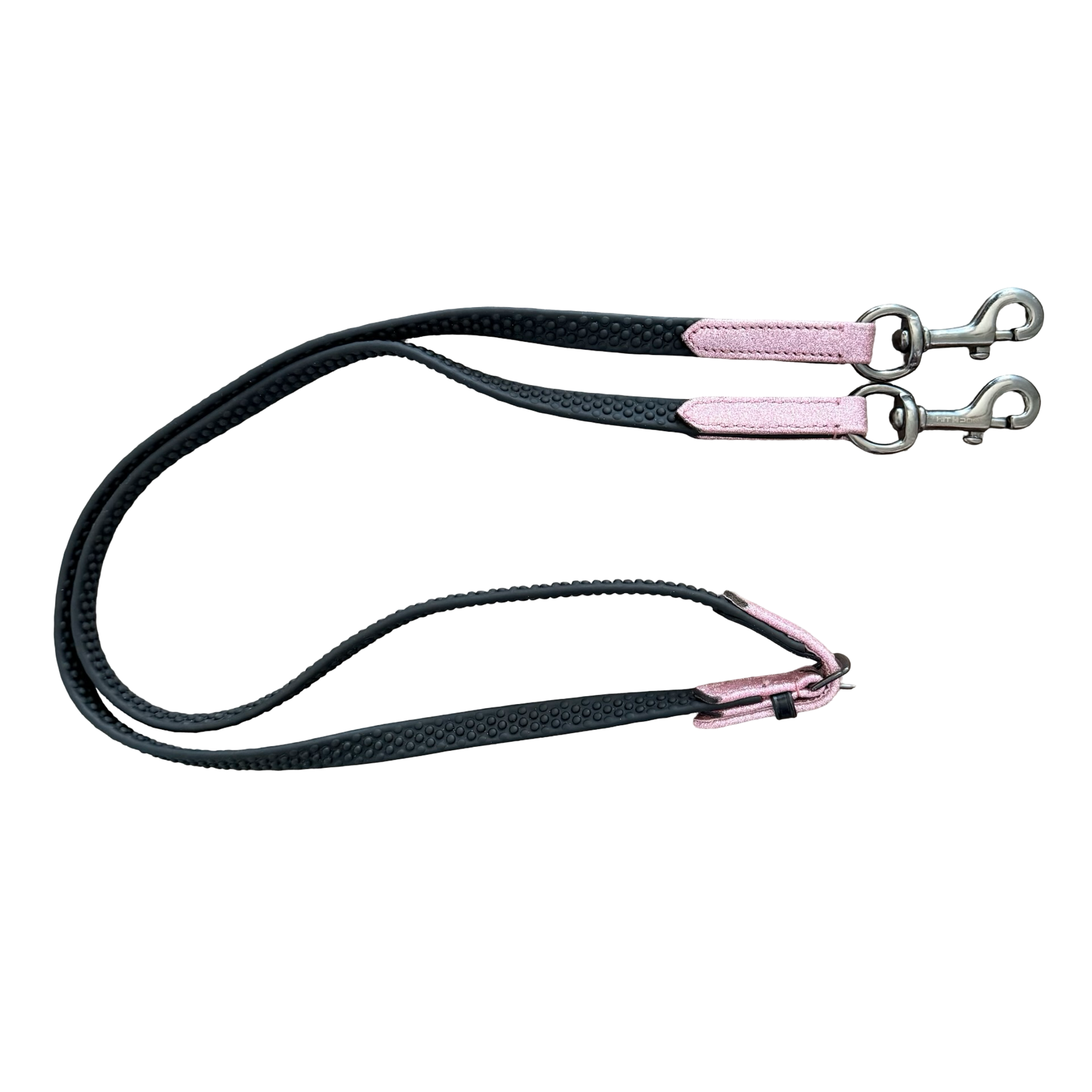 Zügel Hook Light Pink Glitter – Biothane Glitzer | HIT PONY