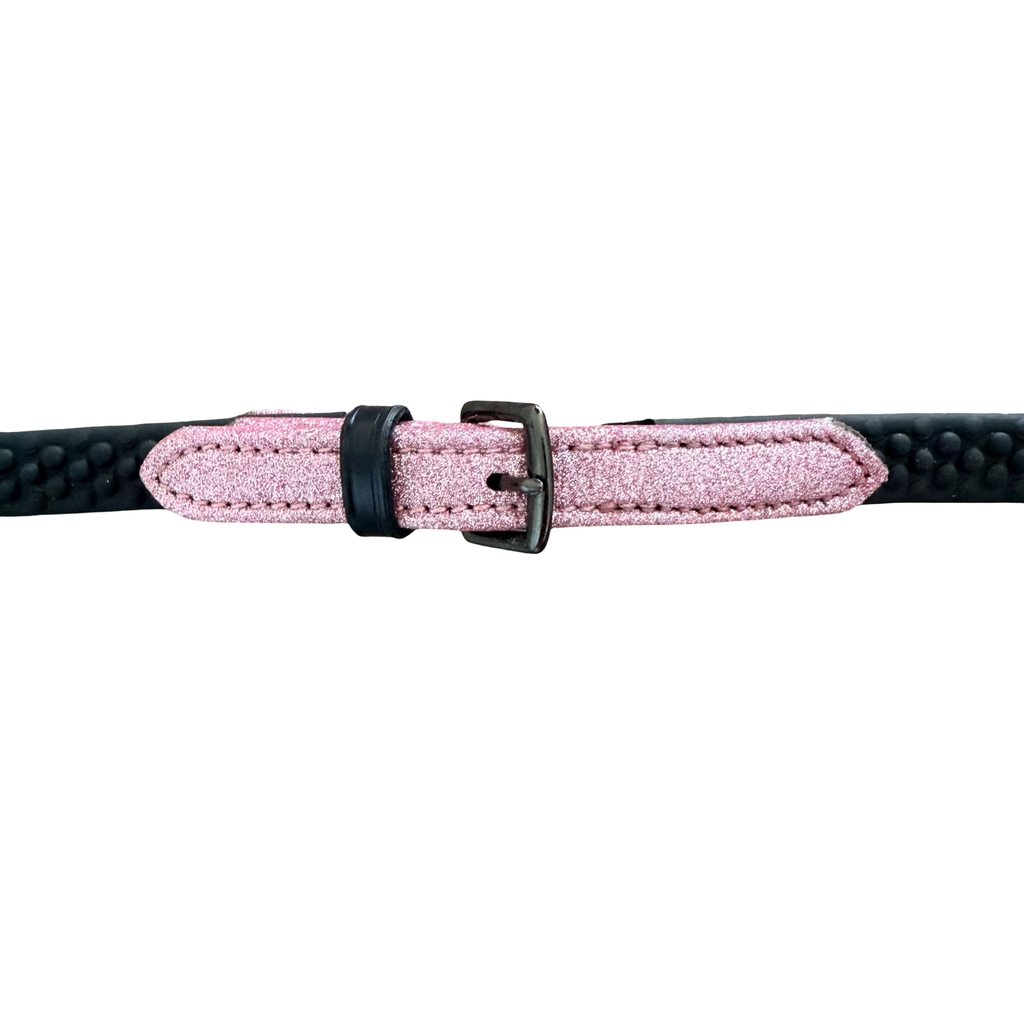 Zügel Hook Light Pink Glitter – Biothane Glitzer | HIT PONY