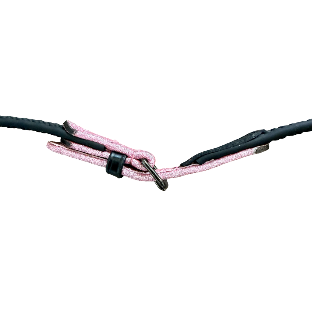 Zügel Hook Light Pink Glitter – Biothane Glitzer | HIT PONY