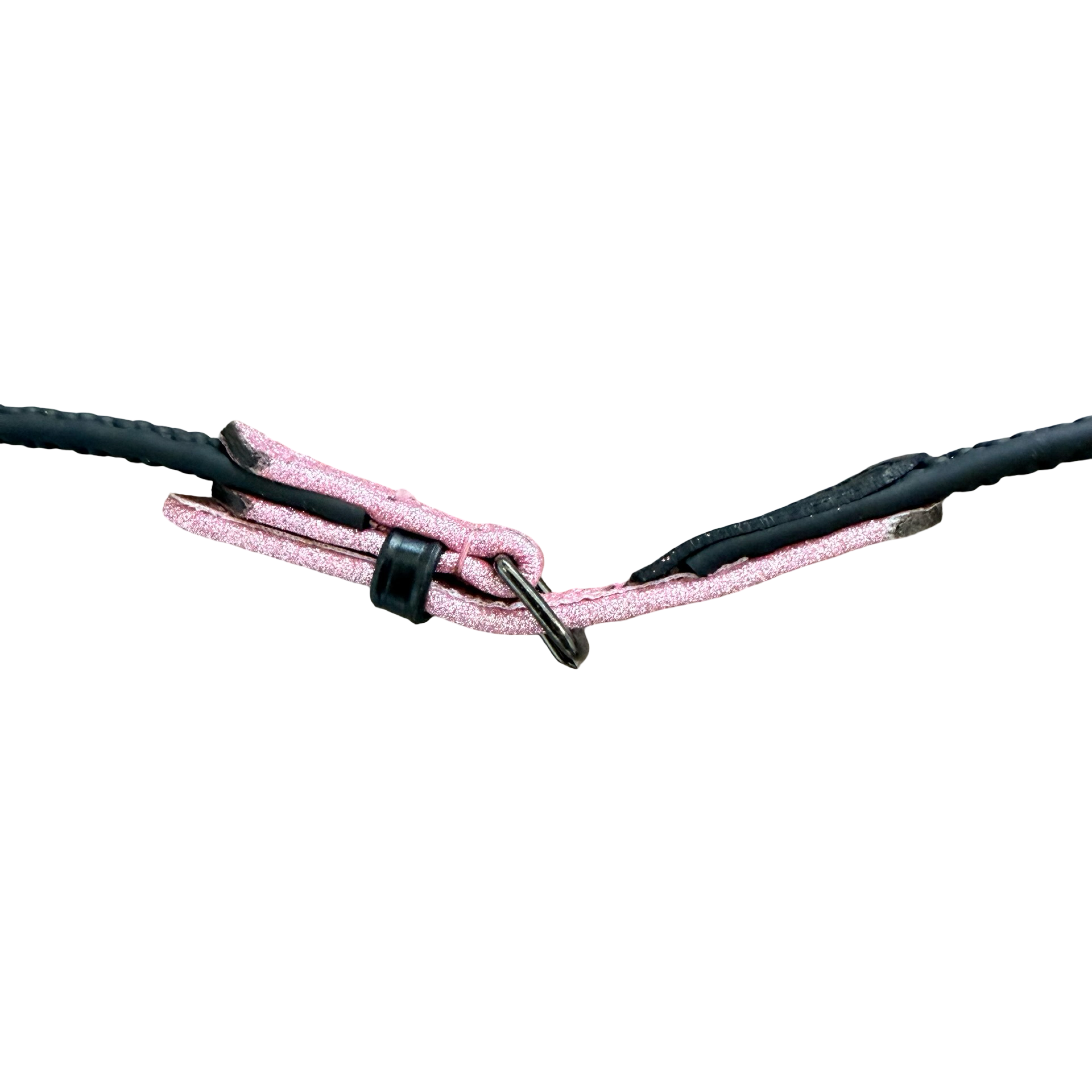 Zügel Hook Light Pink Glitter – Biothane Glitzer | HIT PONY