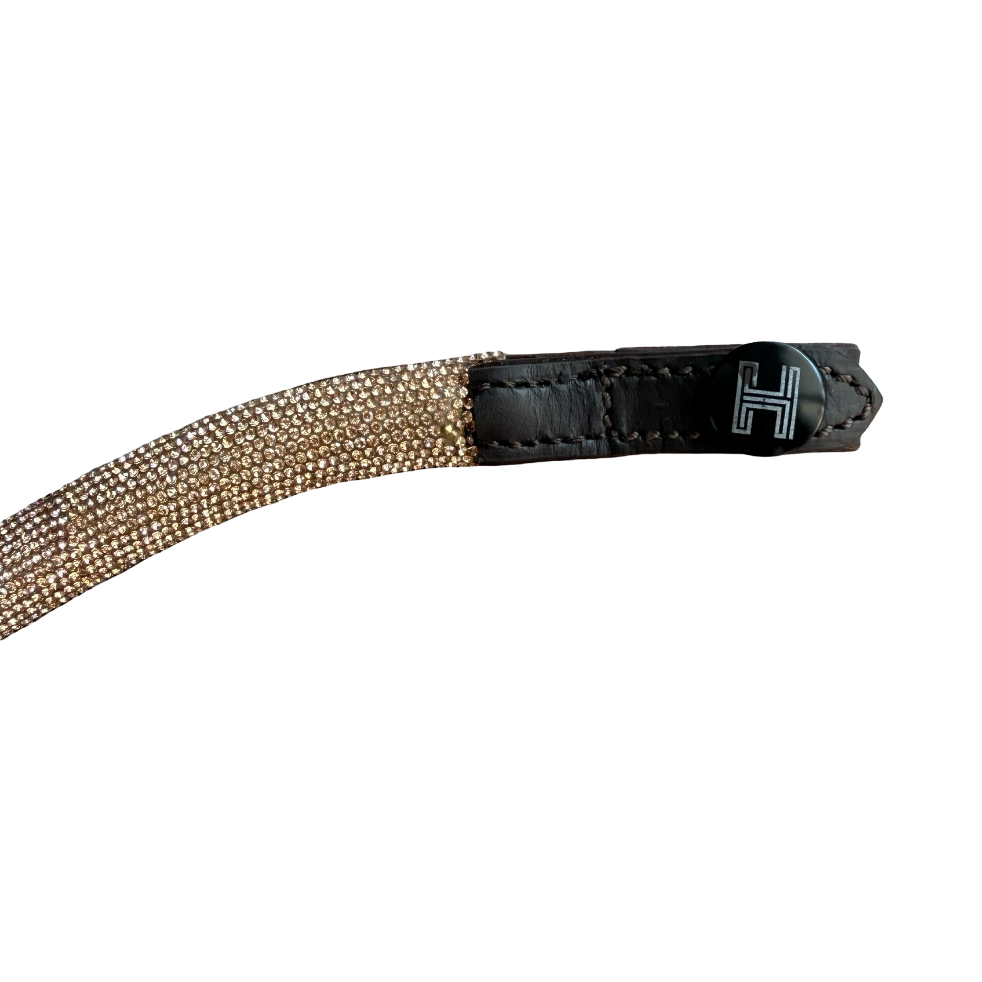 Frontal Shine Gold – Cuir Marron | HIT PONY