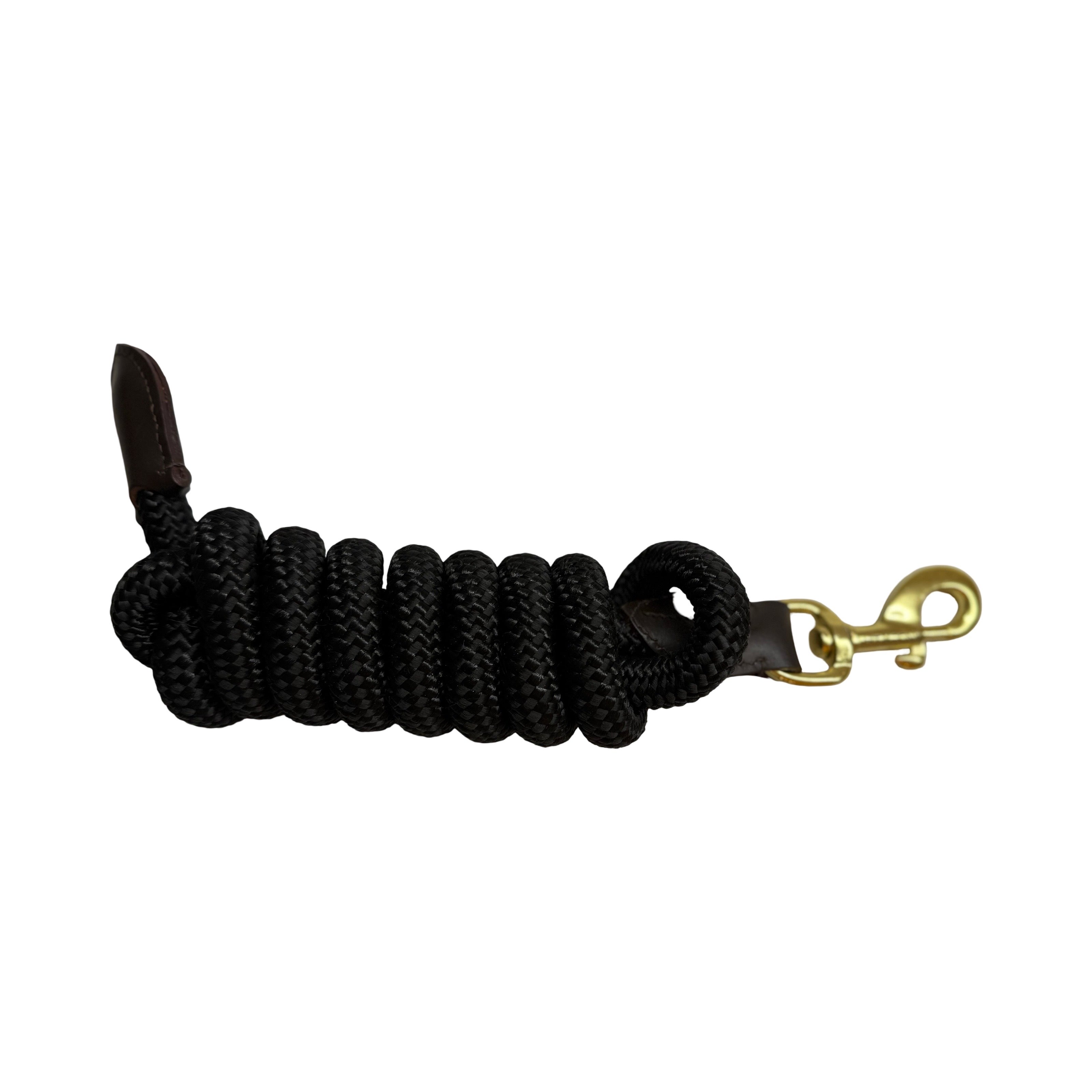 Longe Noire – Boucle Gold ou Black Nickel | HIT PONY