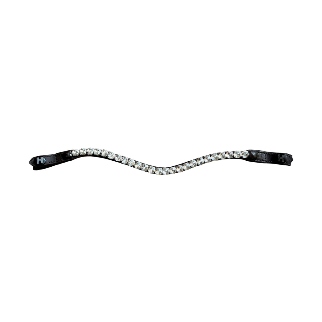 Frontal Eagle Crystal White - Cuir Marron | HIT PONY
