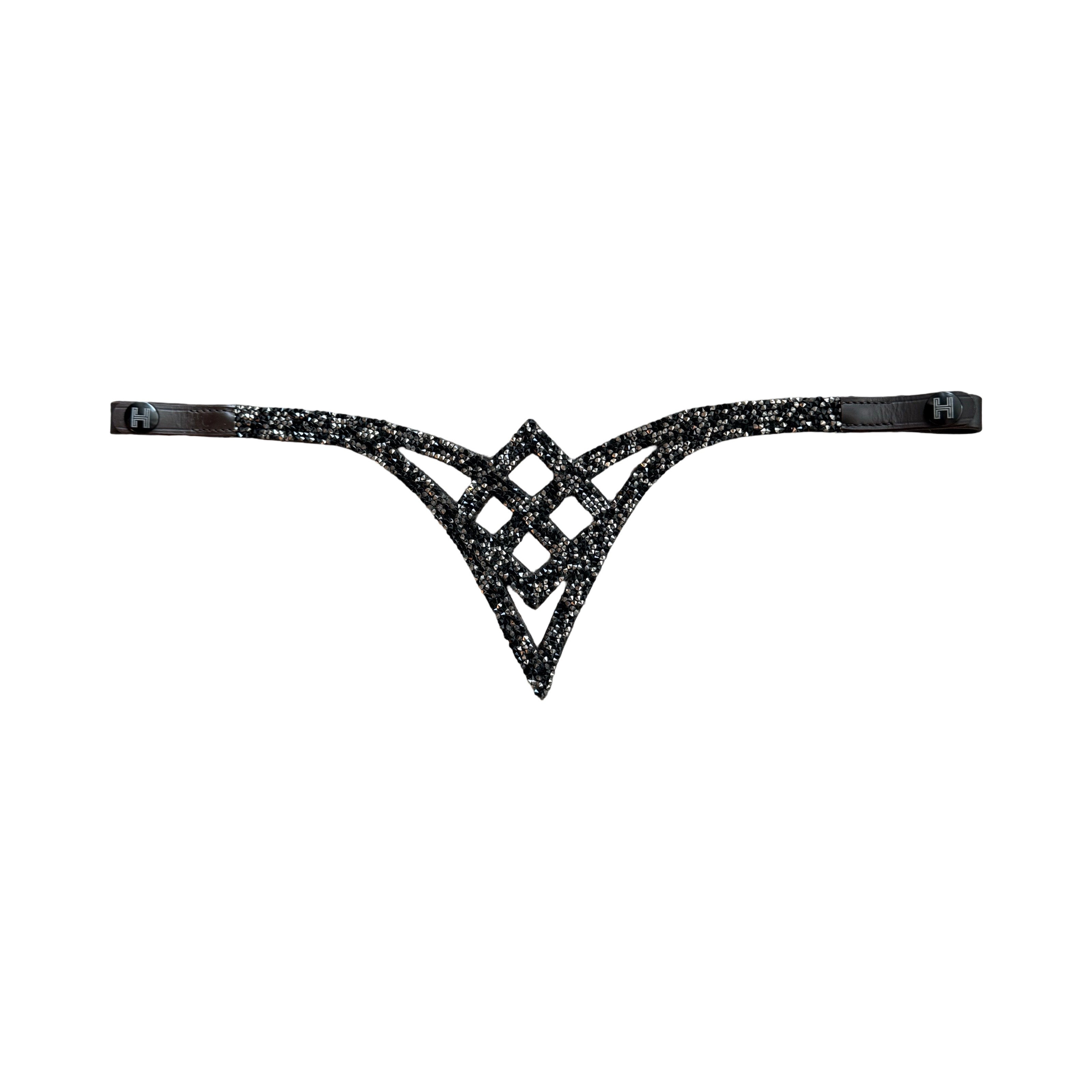 Frontal Geneva Sparkles Black – Paillettes Noires | HIT PONY