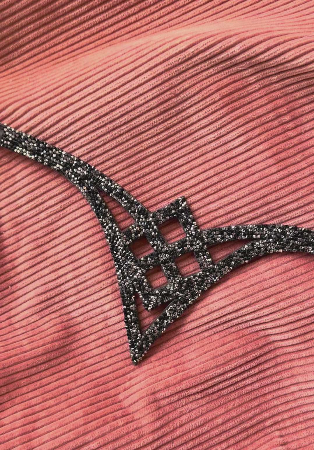 Frontal Geneva Sparkles Black – Paillettes Noires | HIT PONY